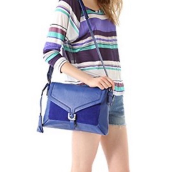 Diane von Furstenberg Blue Messenger Bag - Picture 5 of 15